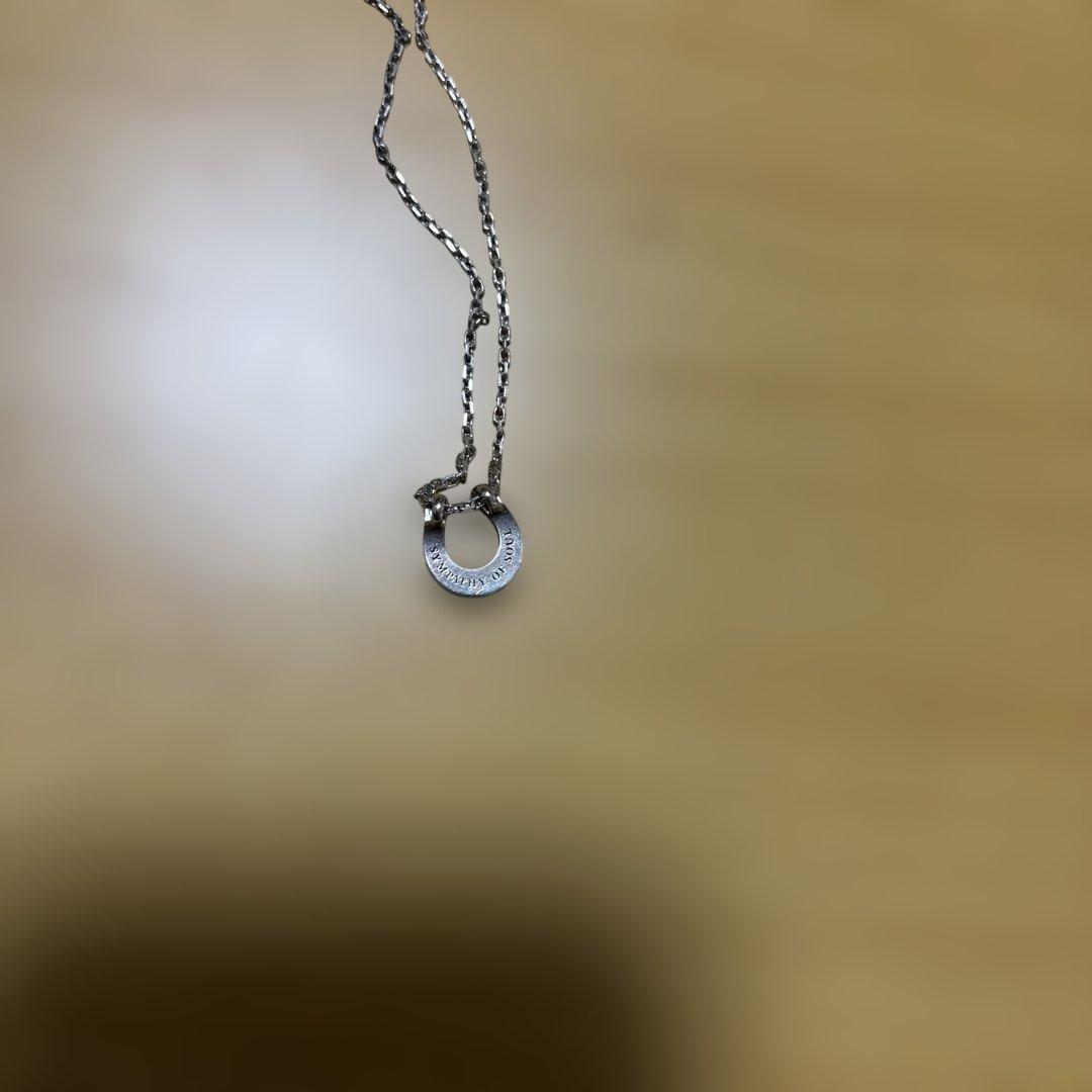 リッジホースシューネックレス - シルバー　SYMPATHY OF SOUL