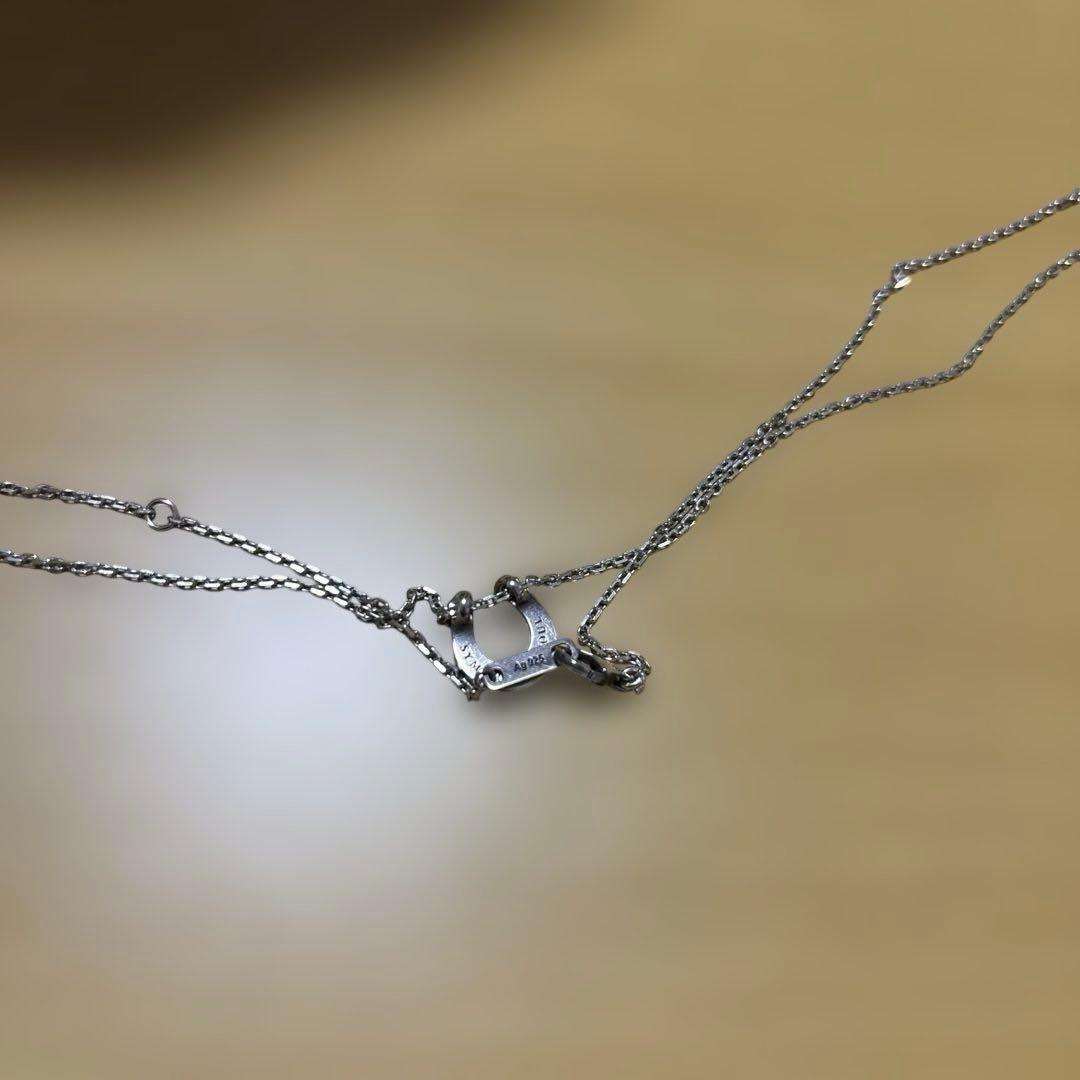 リッジホースシューネックレス - シルバー　SYMPATHY OF SOUL