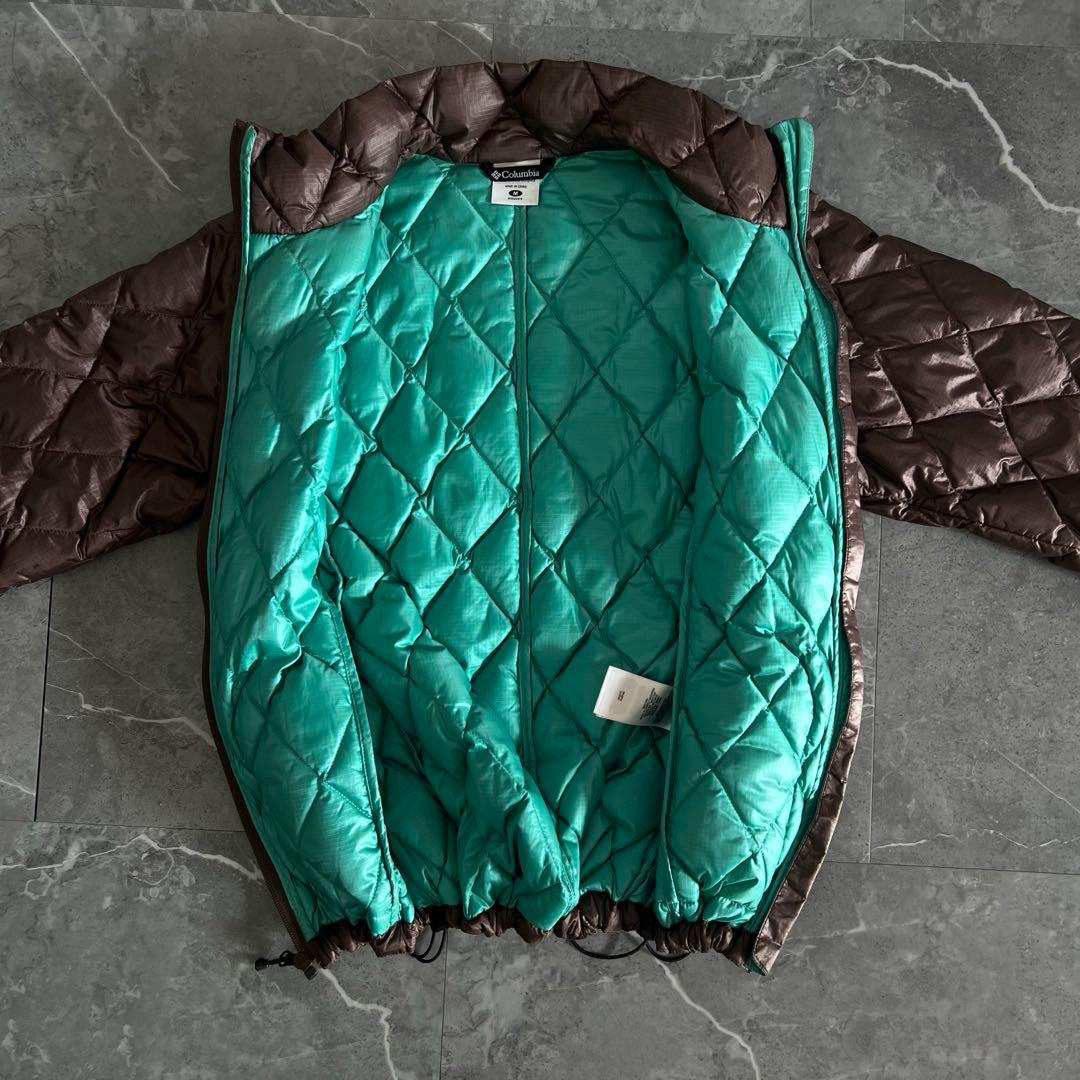 Columbia ダウンジャケット 短丈 ドローコード y2k テック　00s