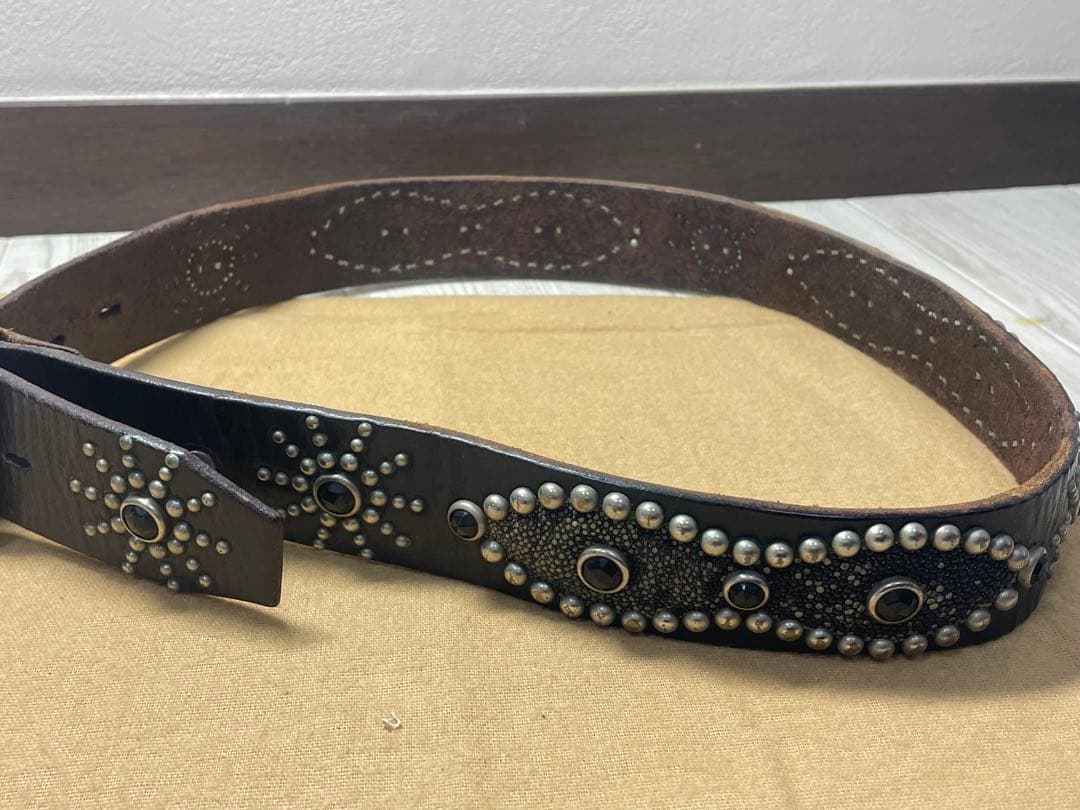 HTC オーバーレイピーナッツベルト スティングレイ ブラックストーン 茶芯