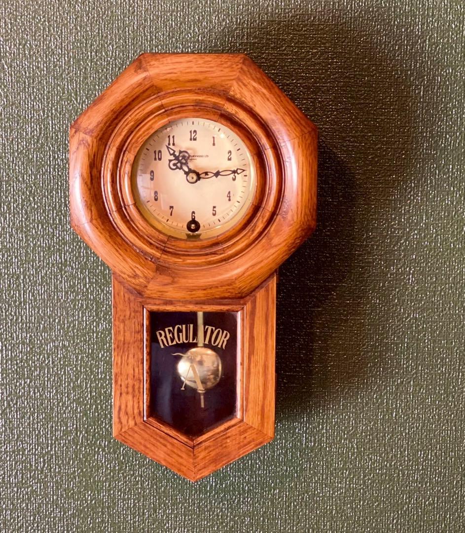希少 柱時計 掛け時計 REGULATOR アンティーク 昭和レトロ インテリア