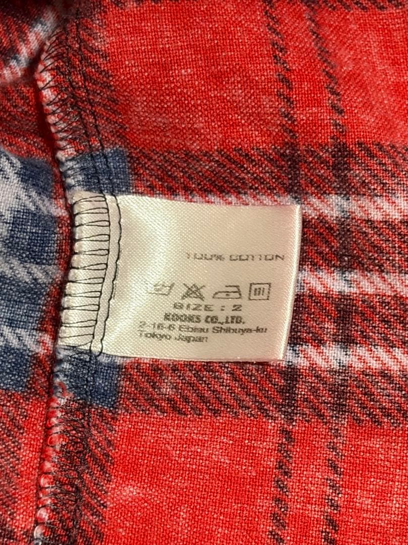 ナンバーナイン　ガンズ期　ネルシャツ　サイズ２　Archive