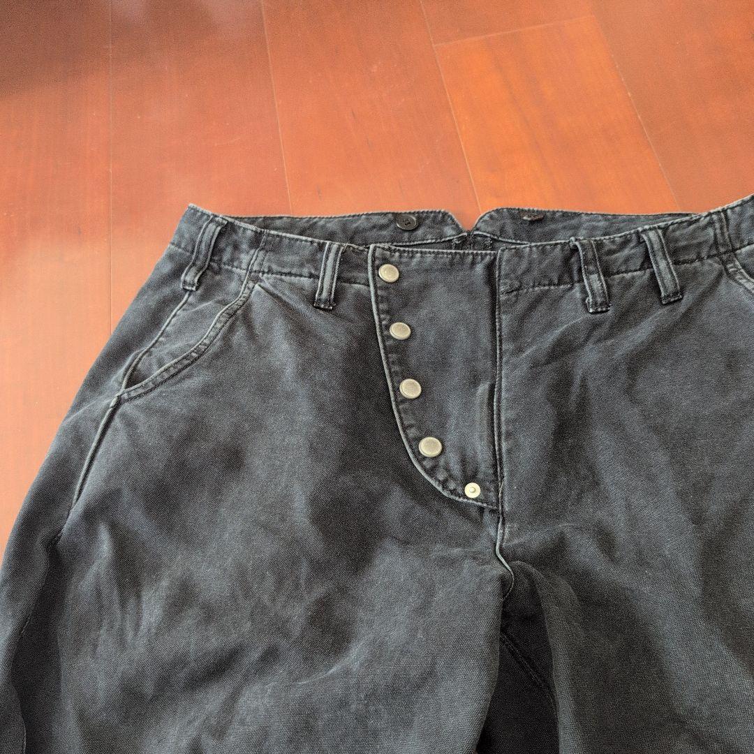 AT-DIRTY.CO ブラックジョッパーズパンツ