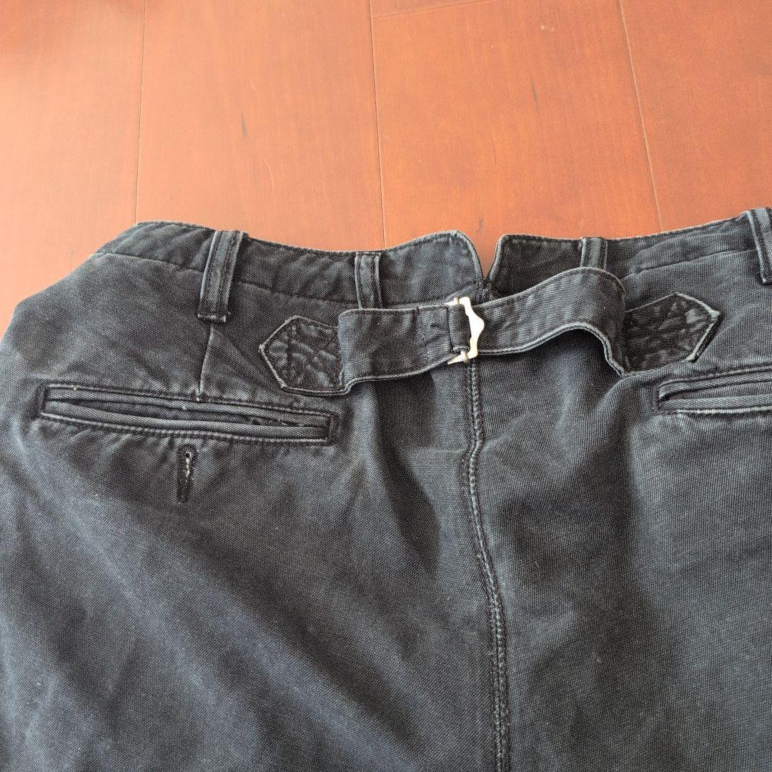 AT-DIRTY.CO ブラックジョッパーズパンツ