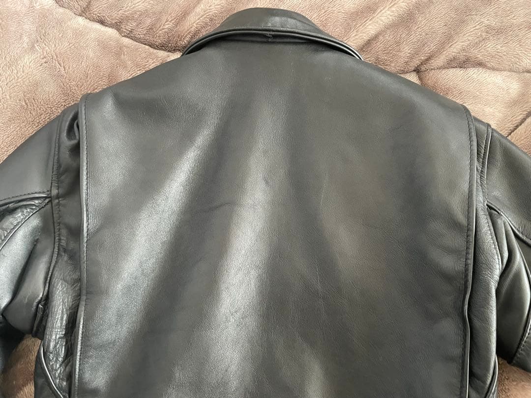 【Schott】643Eレザージャケット 34サイズ 黒