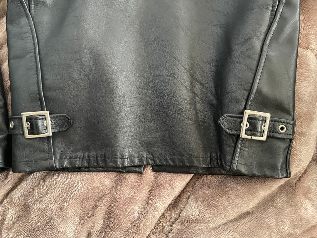 【Schott】643Eレザージャケット 34サイズ 黒