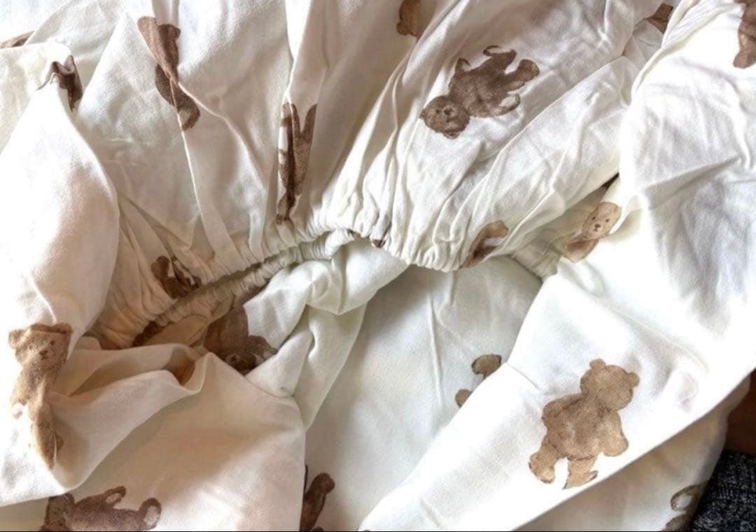 ジェラピケ　寝具3点セット　ベア柄　シングルサイズ　　新品　ベッドリネン