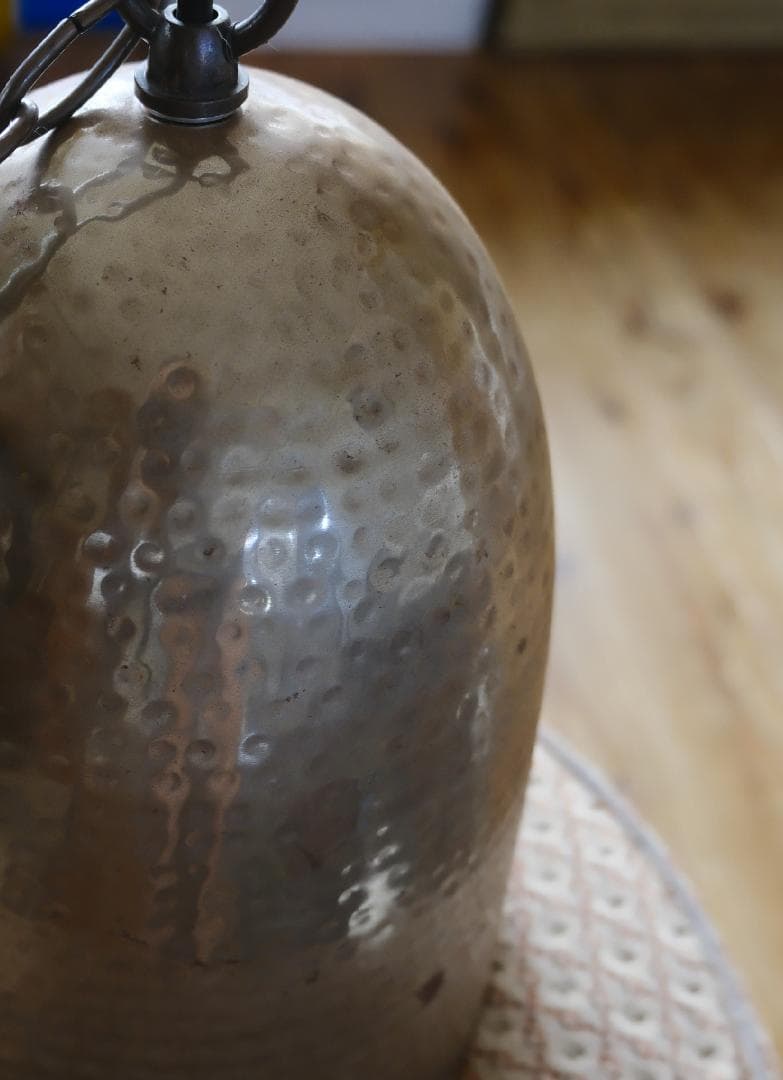 ヴィンテージアイアンランプシェード iron paint 【70bにて購入】