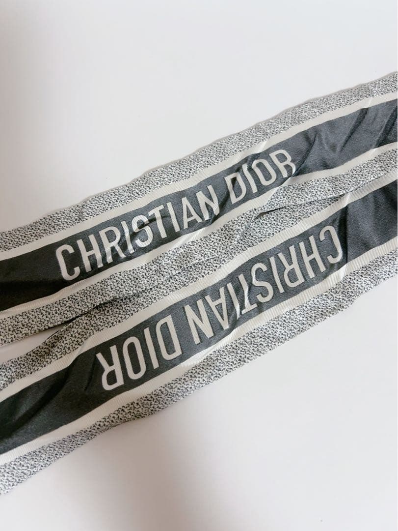 クリスチャンディオール　ChristianDior バンダナ　 ミッツァ　グレー