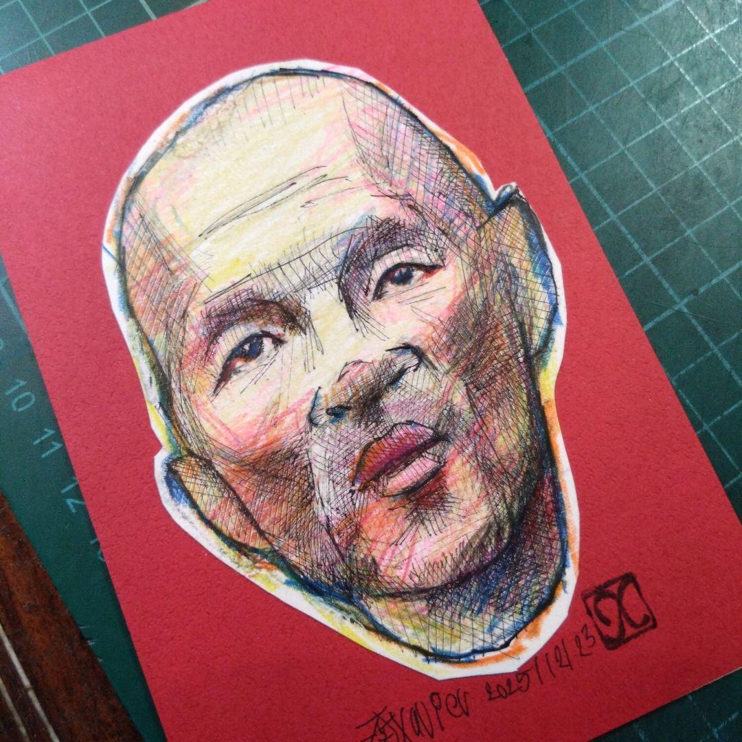 【ザビちゃん】【原画肉筆】アルピニスト平出和也さん