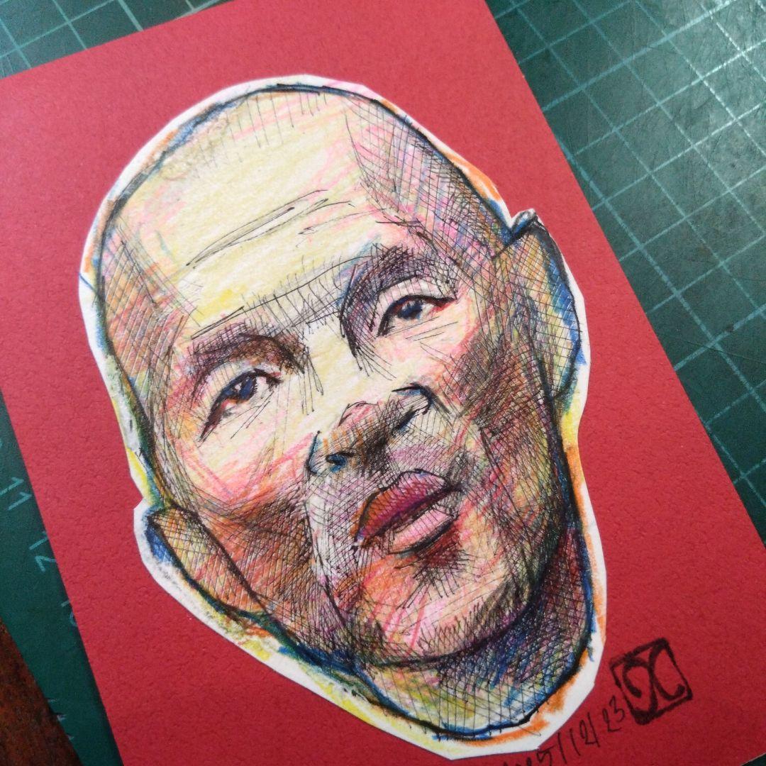 【ザビちゃん】【原画肉筆】アルピニスト平出和也さん