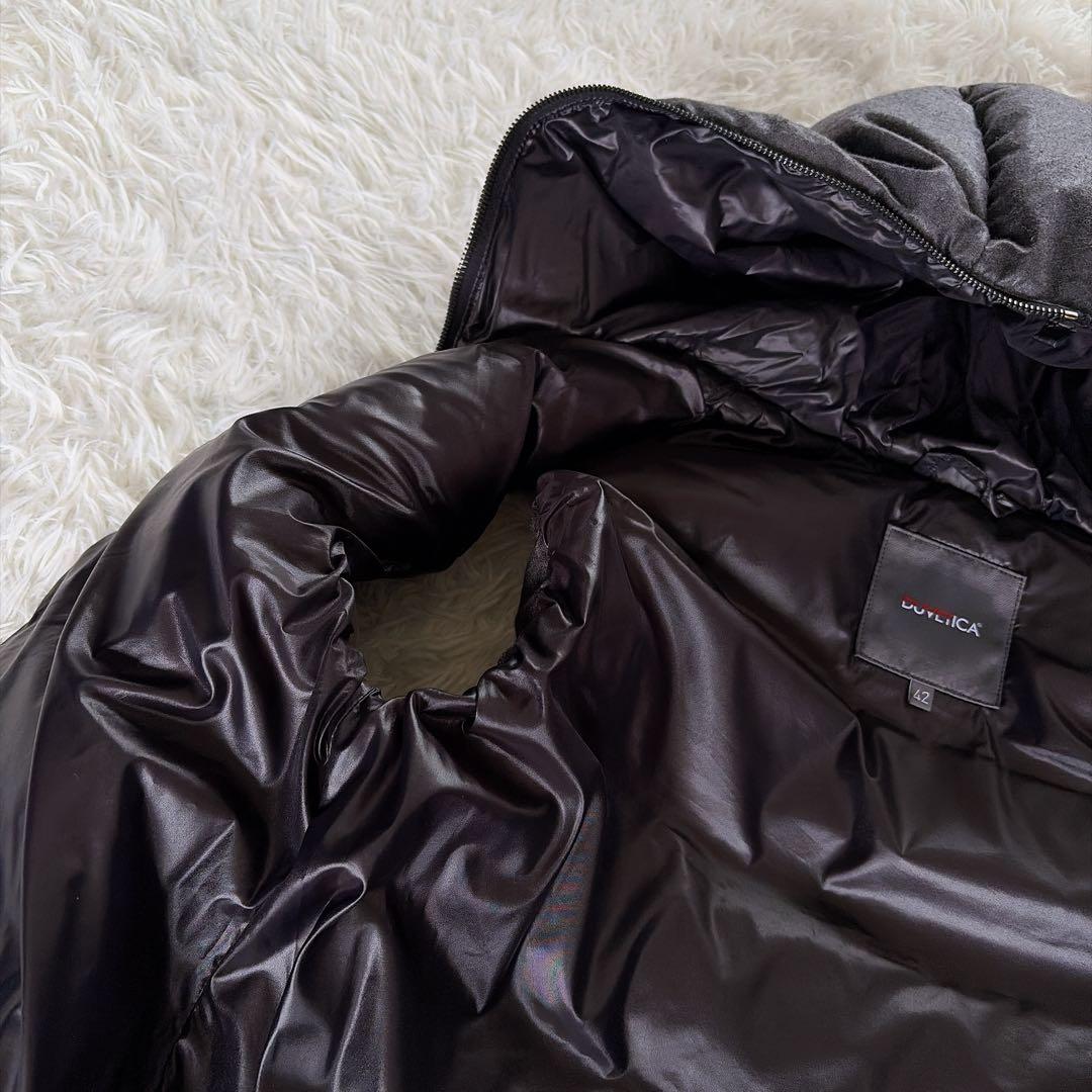 美品【ディベティカ】ウールダウンベスト FEBEDUE ダークグレー 42サイズ