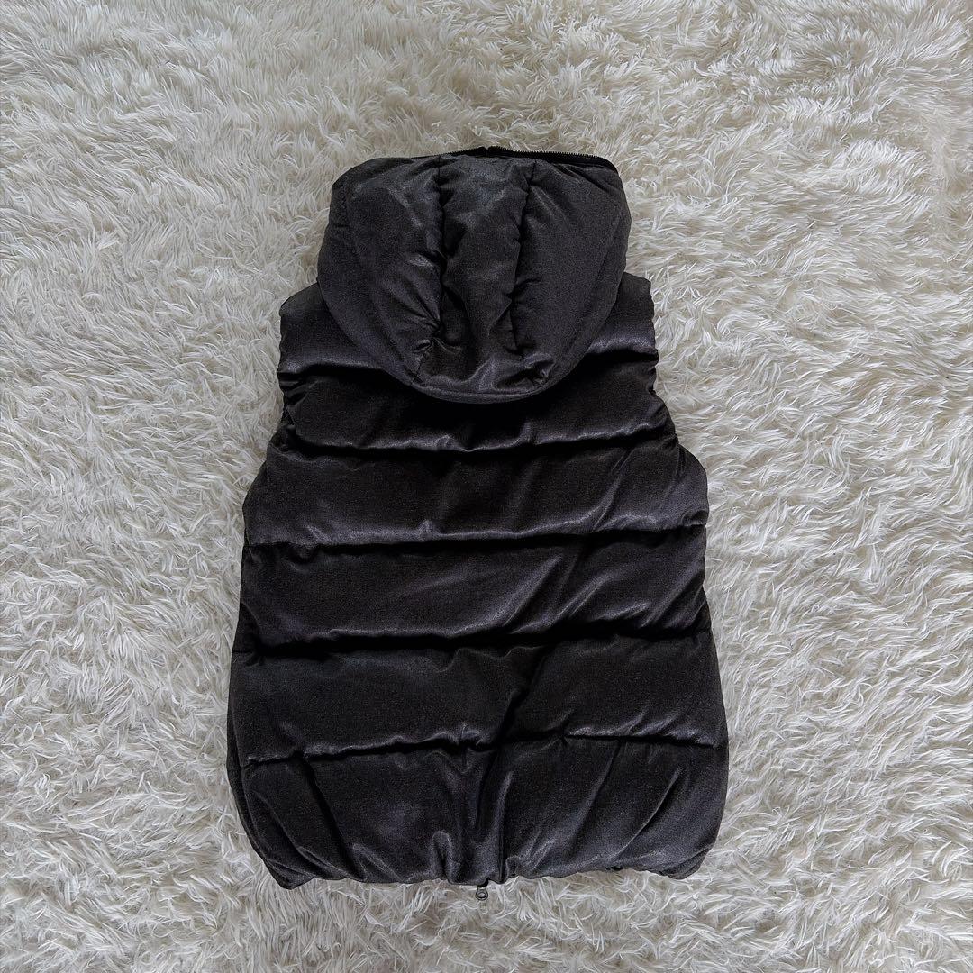 美品【ディベティカ】ウールダウンベスト FEBEDUE ダークグレー 42サイズ