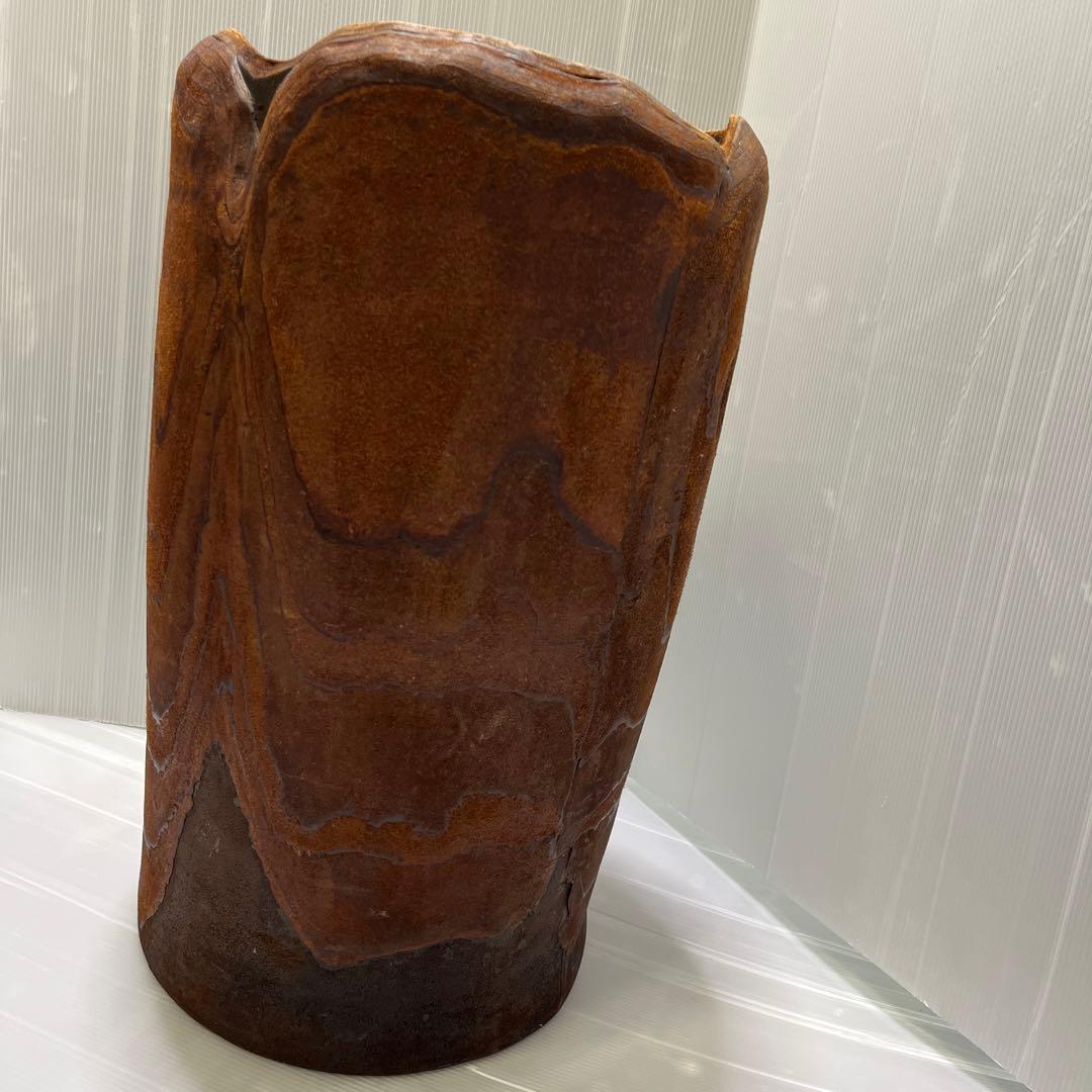 革製　インテリア　傘立て　ゴミ箱