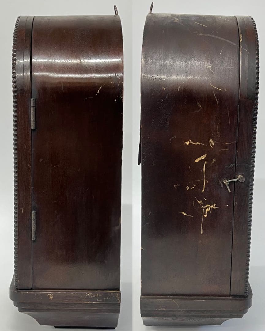 meiji 古時計 置時計 ゼンマイ時計 ボンボン時計 機械式