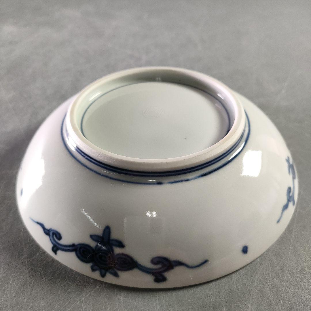 A940-5/萬暦意鳳凰画中皿7客/小皿/小鉢/向付/銘々皿/色絵/