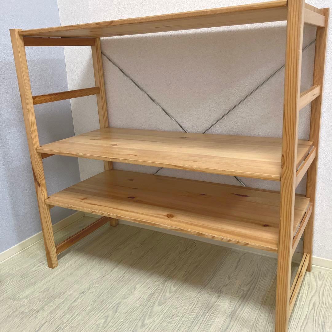 無印良品 パイン材 ユニットシェルフ 飾り棚 キャビネット