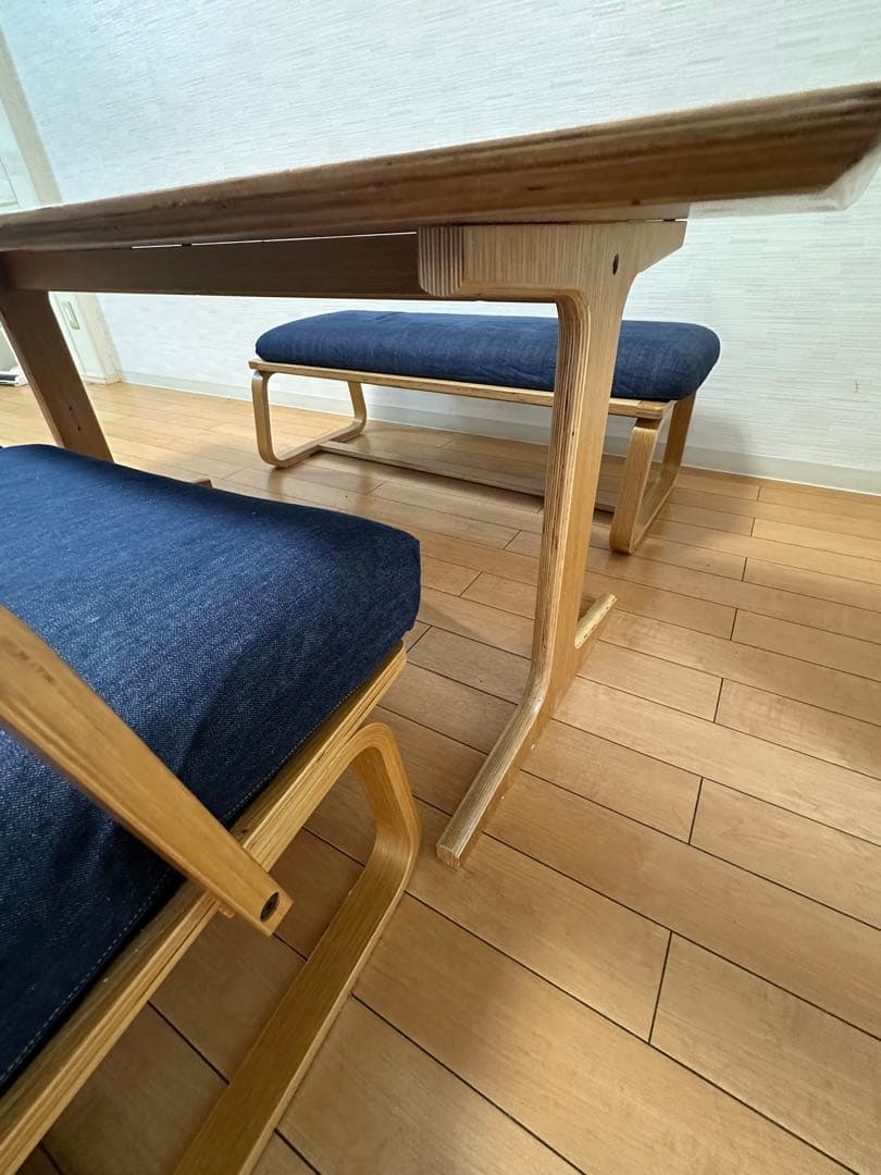 【引取り限定】無印ダイニングテーブル、チェアセット　９月２５日までに引き取り