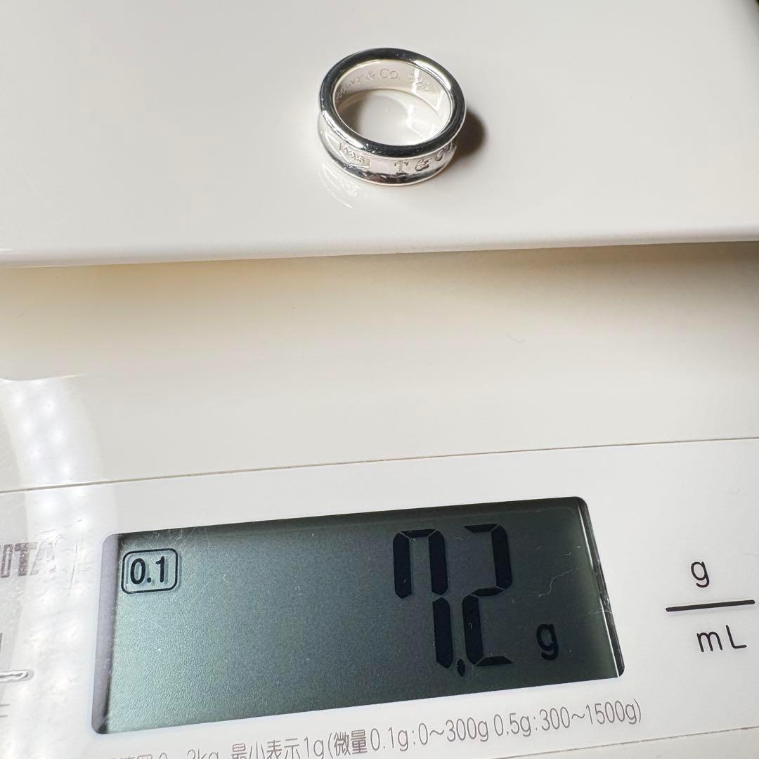 【美品】約9号 ティファニー Tiffany ナロー リング SV925