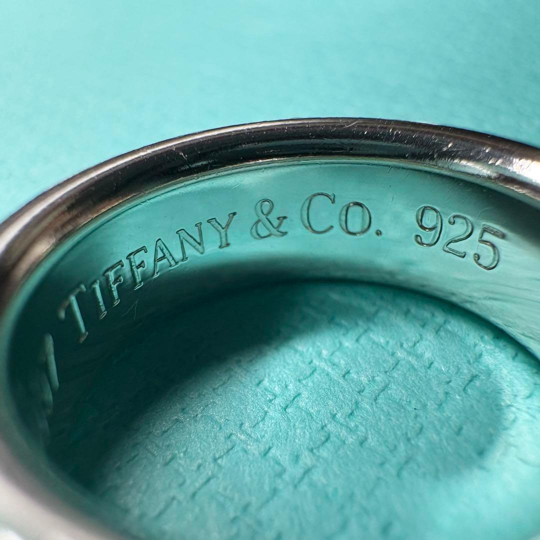【美品】約9号 ティファニー Tiffany ナロー リング SV925