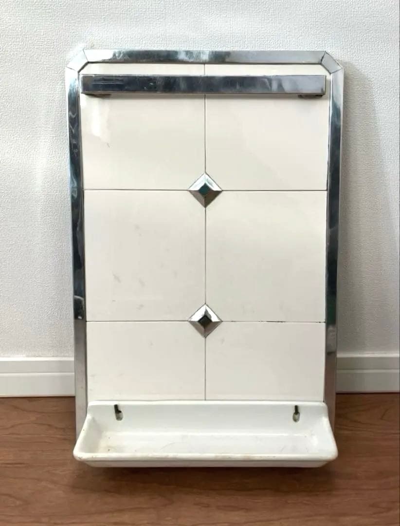 【vintage】イギリスヴィンテージ 陶器のレードルラック ヴィンテージタイル