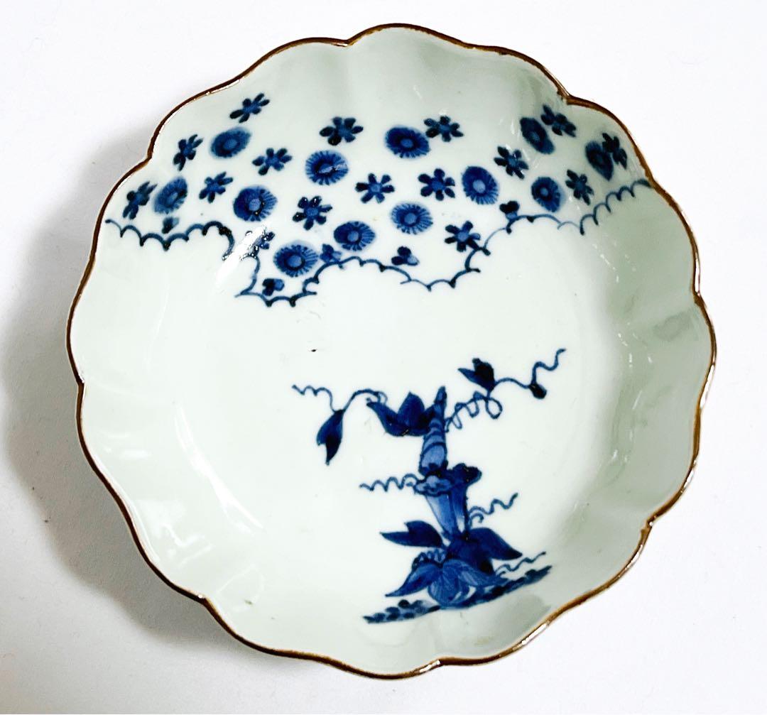 古伊万里　染付　なます皿　5客　骨董
