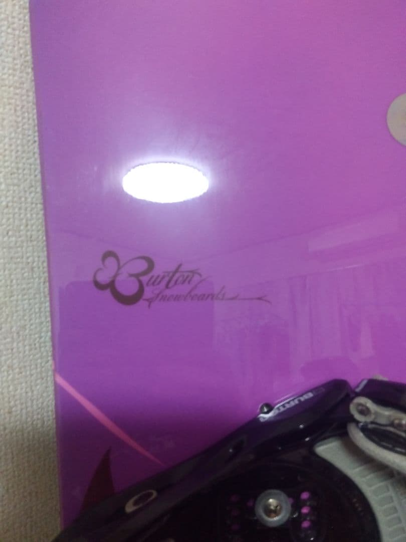 Burton バートン スノーボード 紫 緑 Freestyle ビンディング