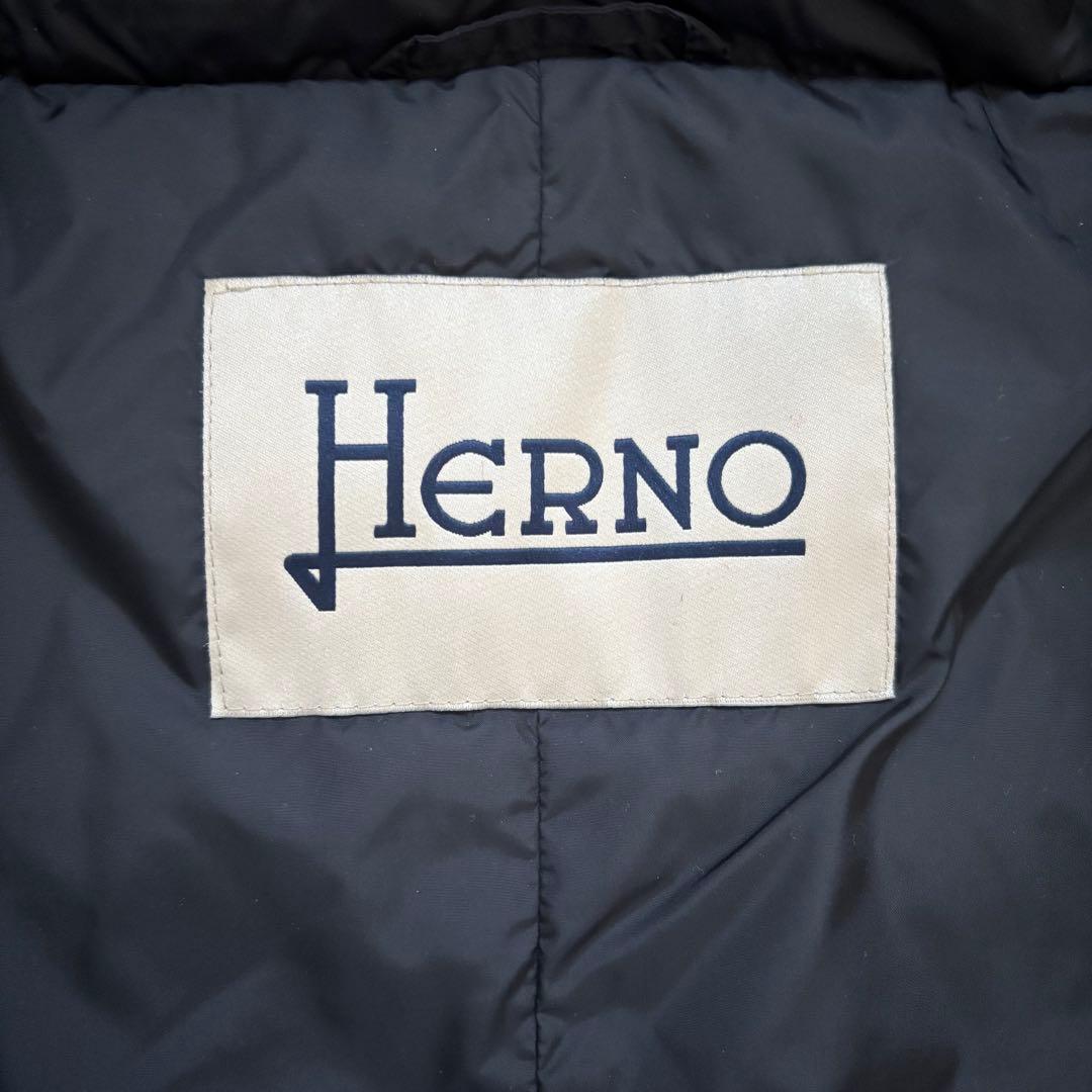 【美品】ヘルノ HERNO ダウンコート ダウンジャケット ナイロンシャモニー