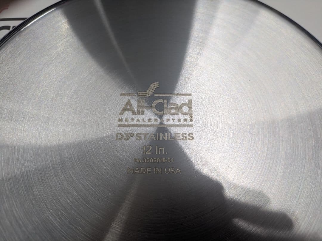 新品未使用 オールクラッド/All Clad 12インチ D3 フライパン