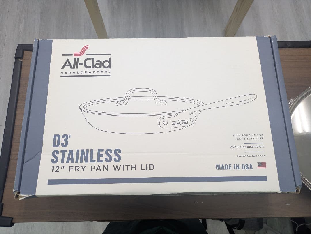 新品未使用 オールクラッド/All Clad 12インチ D3 フライパン