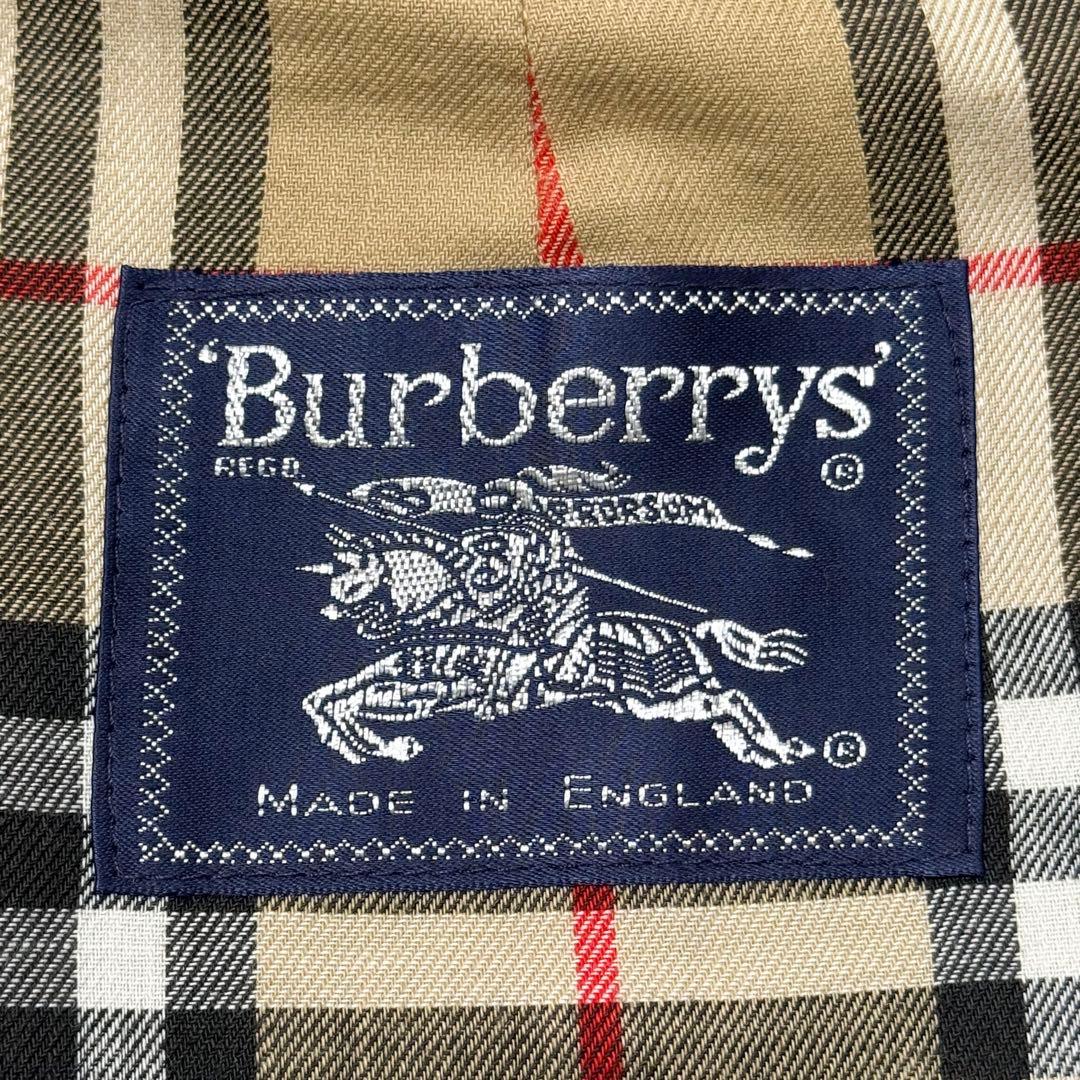 貴重 80's 英国製 ビンテージ バーバリー ステンカラーコート ベルト付き