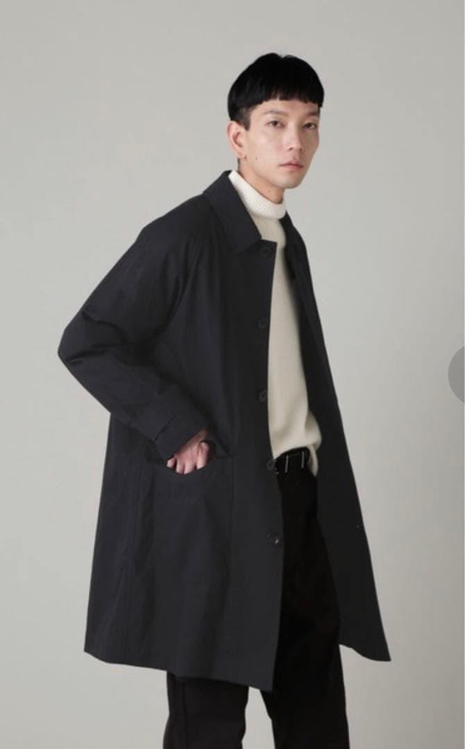 23AW MHL キルティングダウンライナー付コート