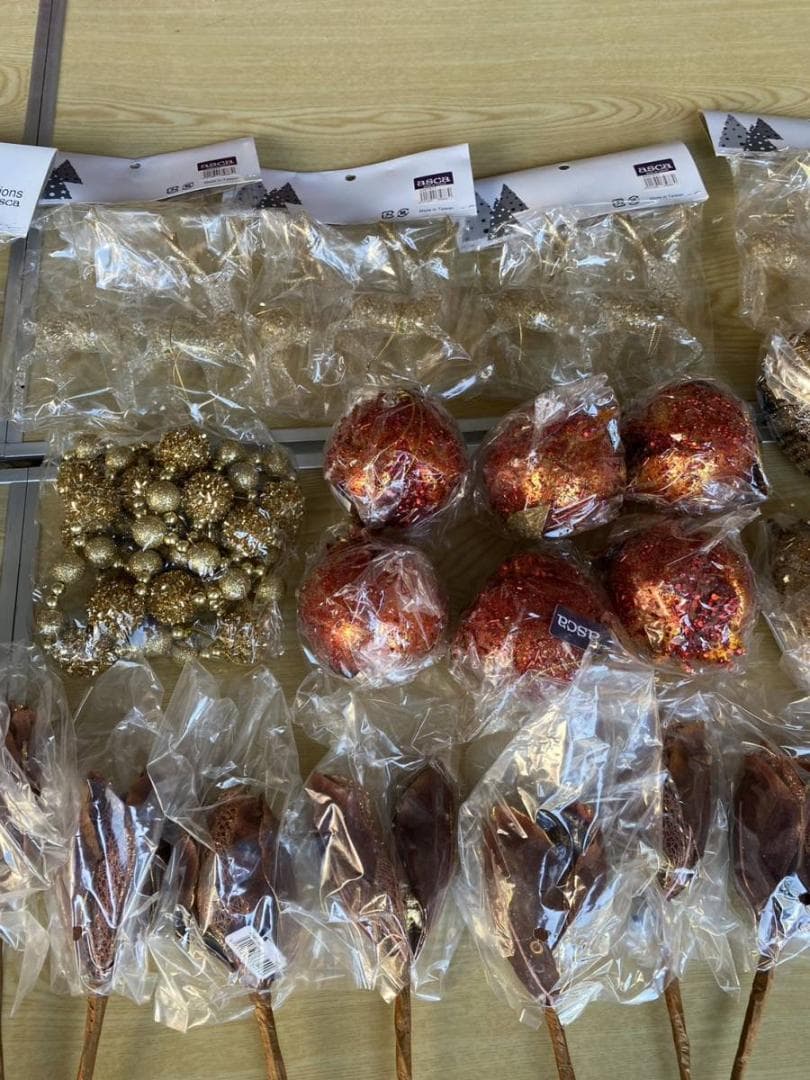 クリスマスツリー キット　クリスマス　飾り　レッド＆ゴールド ツリー キット