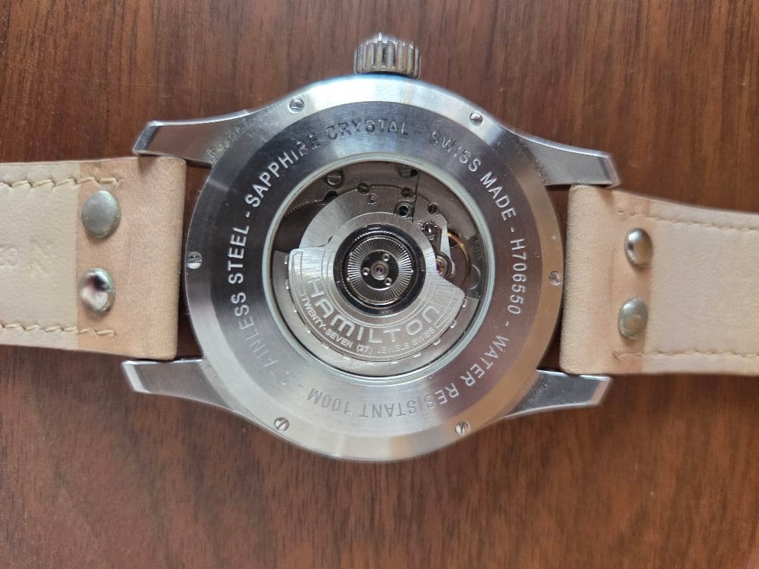 HAMILTON　カーキ・オフィサー・オートH70655733