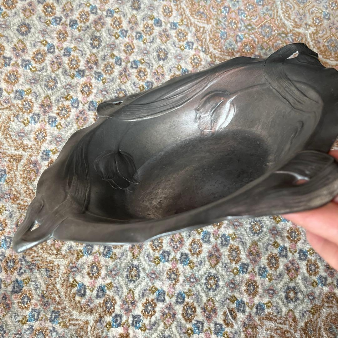 アンティーク　ピューター　アール・ヌーヴォー　ボウル　ドイツ