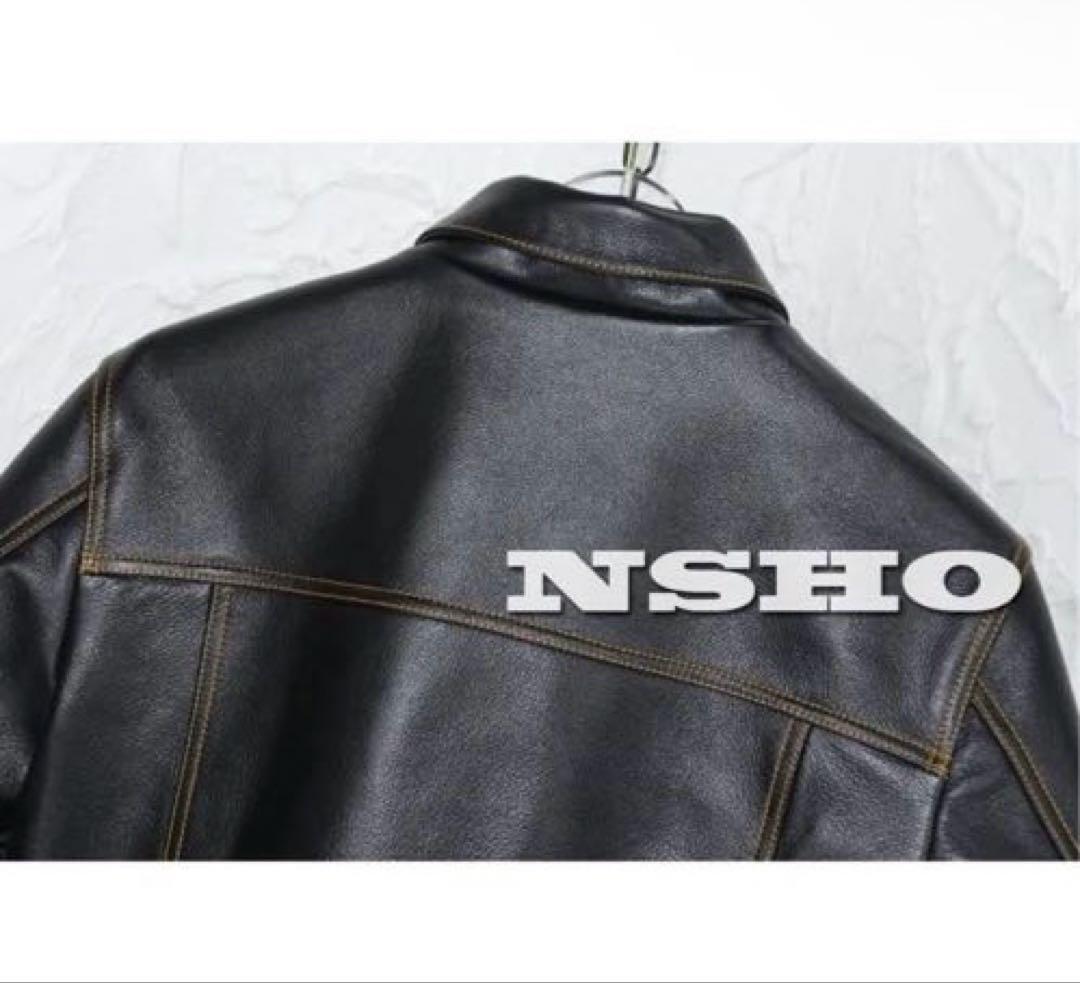 最高峰 牛革 メンズ 革ジャン カウハイド ファーストタイプ Gジャン