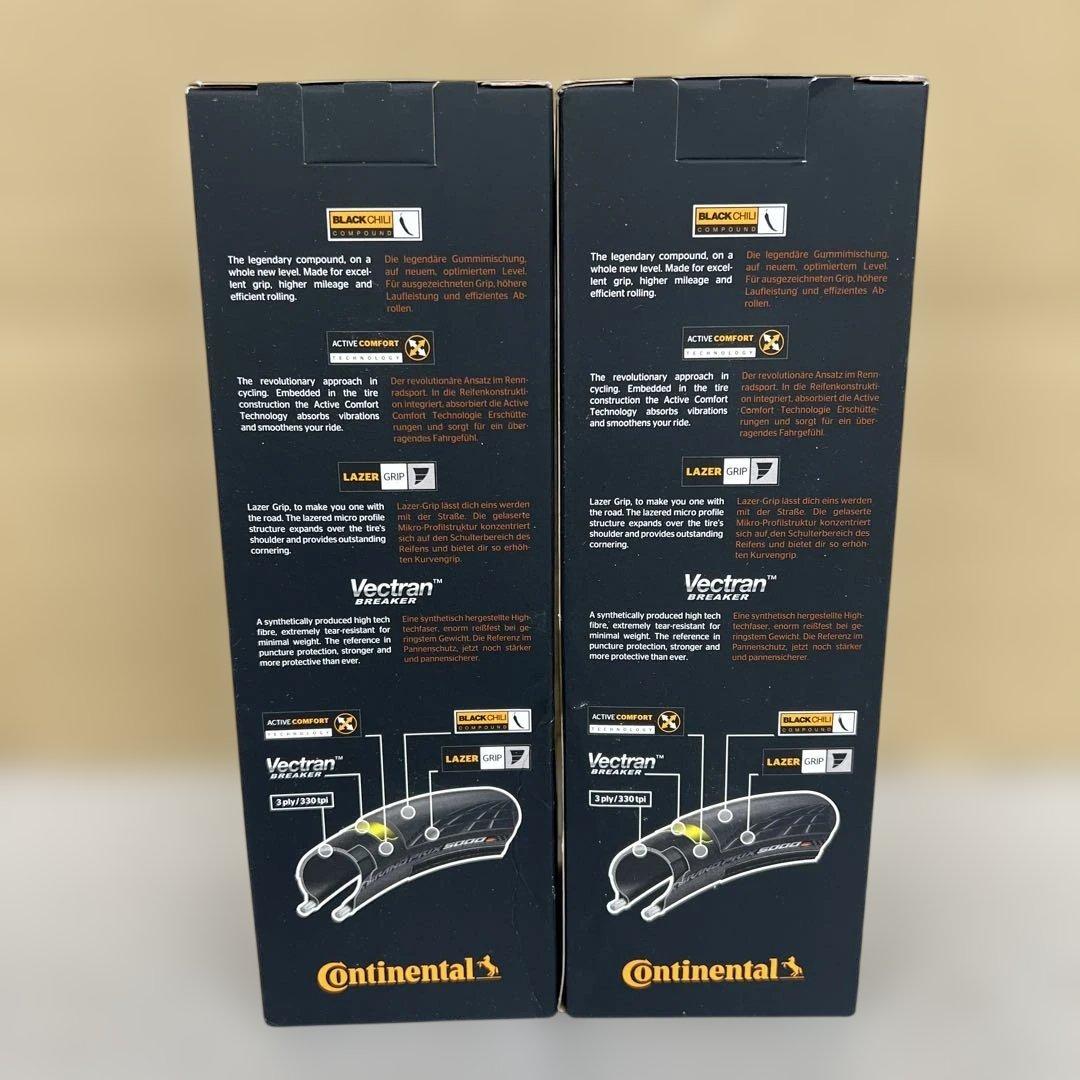 512274 Continental GP5000クリンチャー 25C 2本