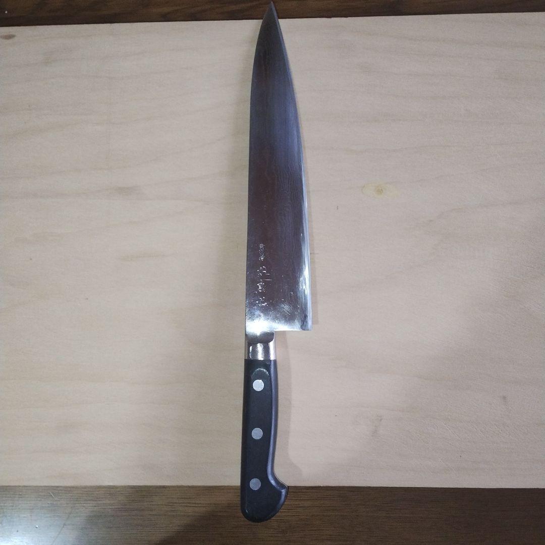 合羽橋かまた　ダマスカス鋼　牛刀　全長400mm