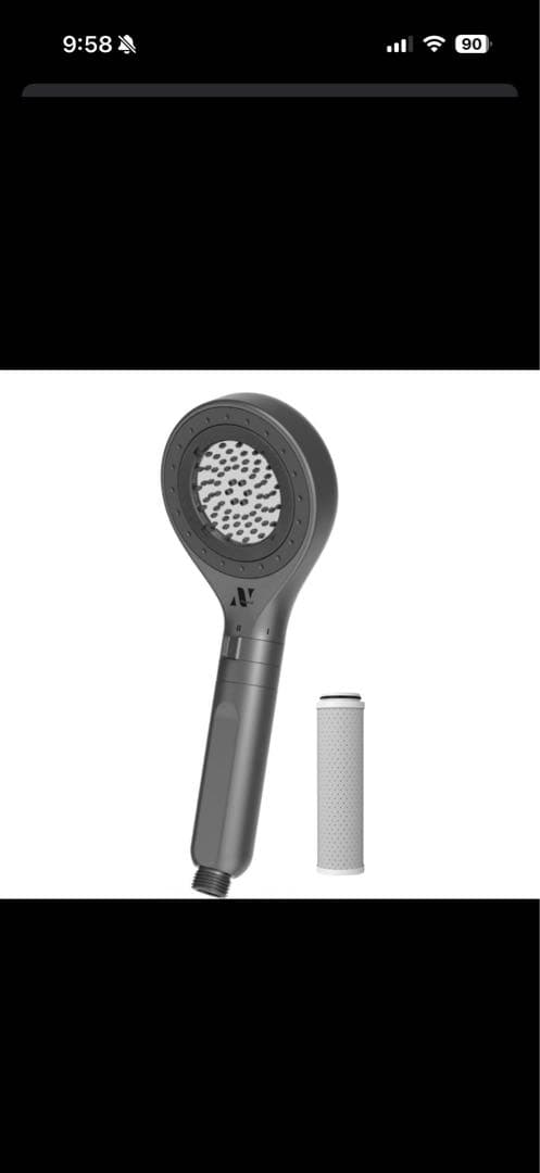 Noend シャワーヘッド　新品活性炭フィルター付き