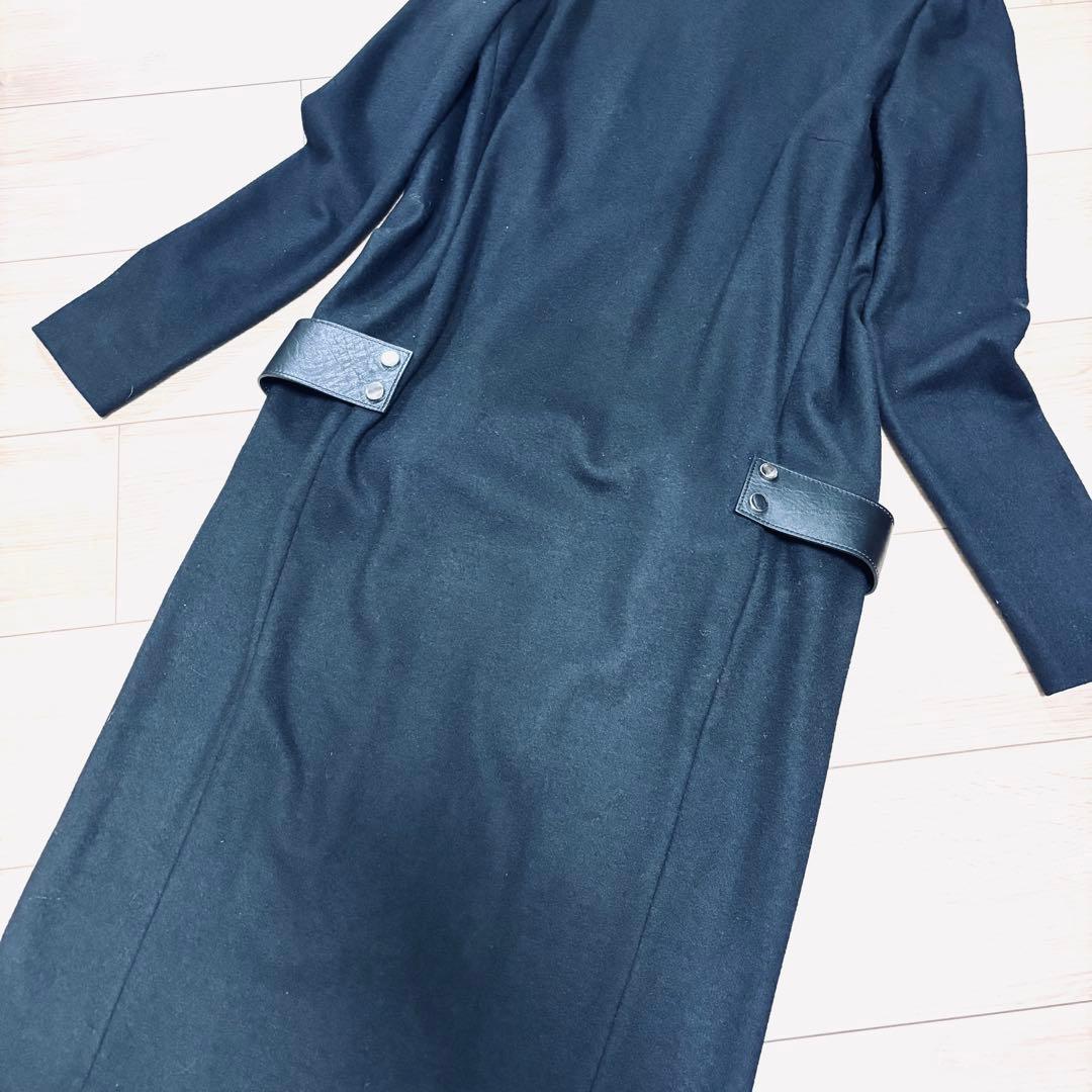 マックスマーラ　ワンピース　白タグ　最高級　大きいサイズ　42サイズ　XL 黒