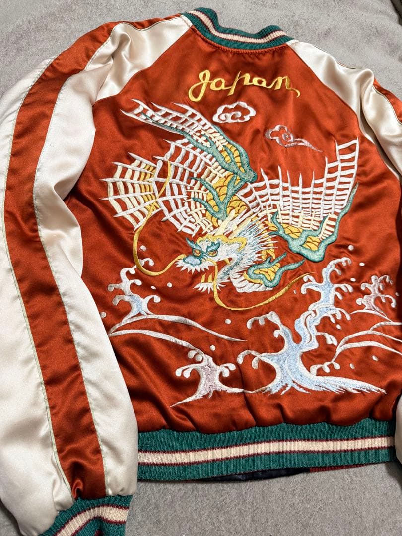 ２面用 テーラー東洋 USS 龍鷲 日本限定 スカジャン unisex サテン