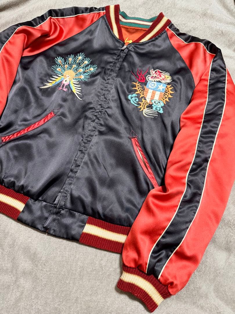 ２面用 テーラー東洋 USS 龍鷲 日本限定 スカジャン unisex サテン