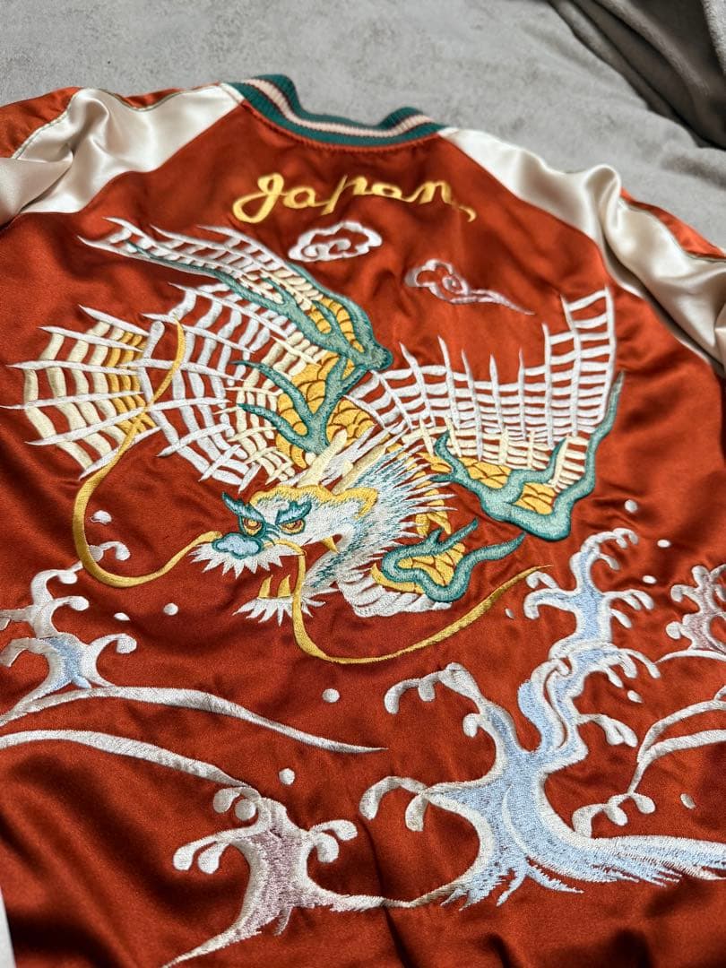 ２面用 テーラー東洋 USS 龍鷲 日本限定 スカジャン unisex サテン