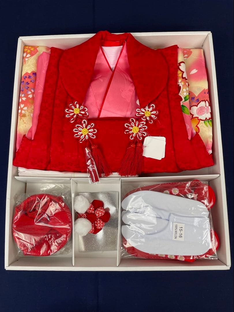 【激安】七五三 正絹三ツ身被布セット　560