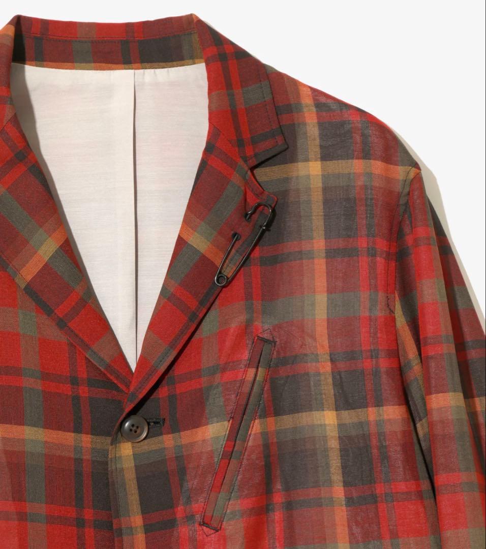 needles W/N MADRAS CHECK 赤　セットアップ　上下セット