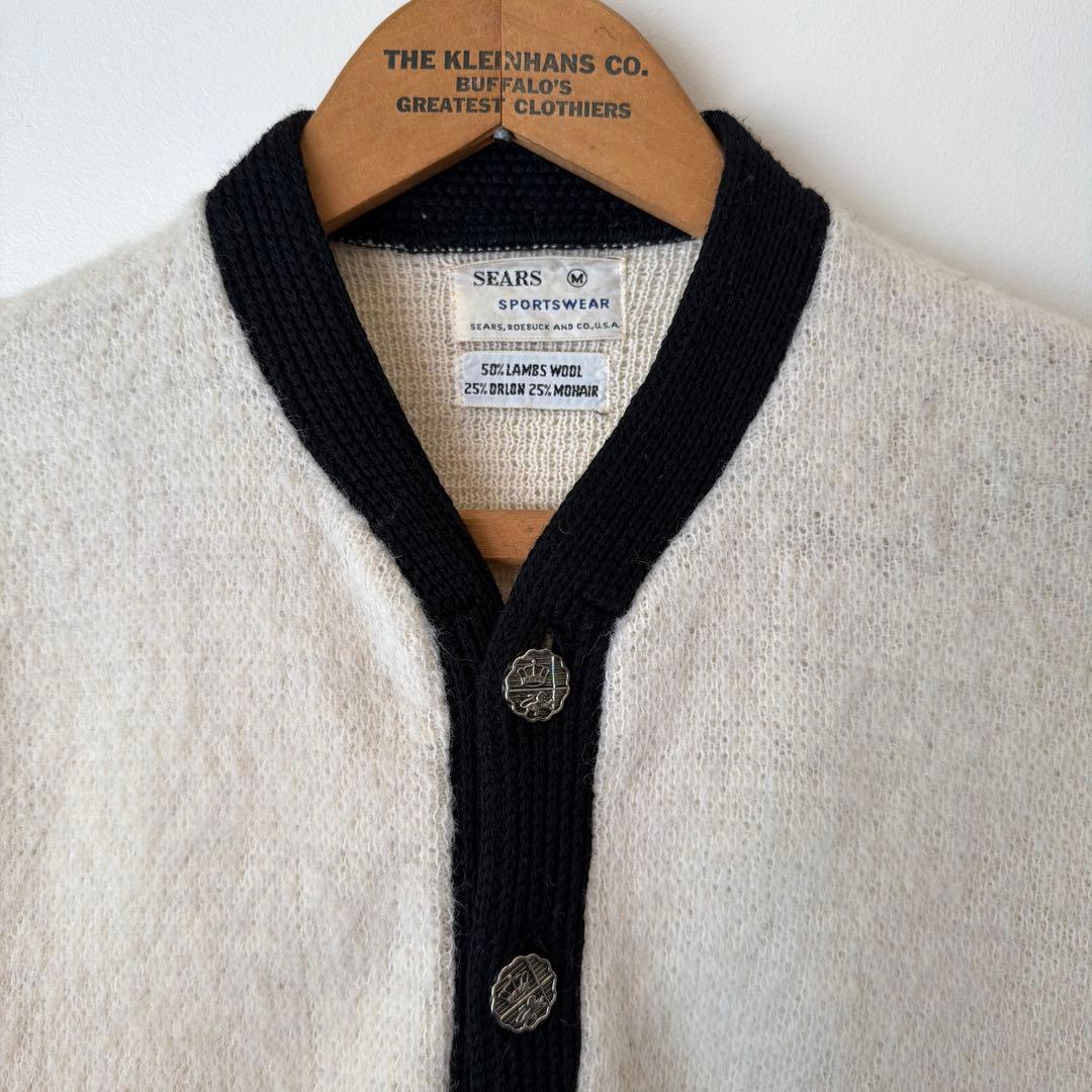 60s sears シアーズ ヴィンテージ モヘアカーディガン USA製