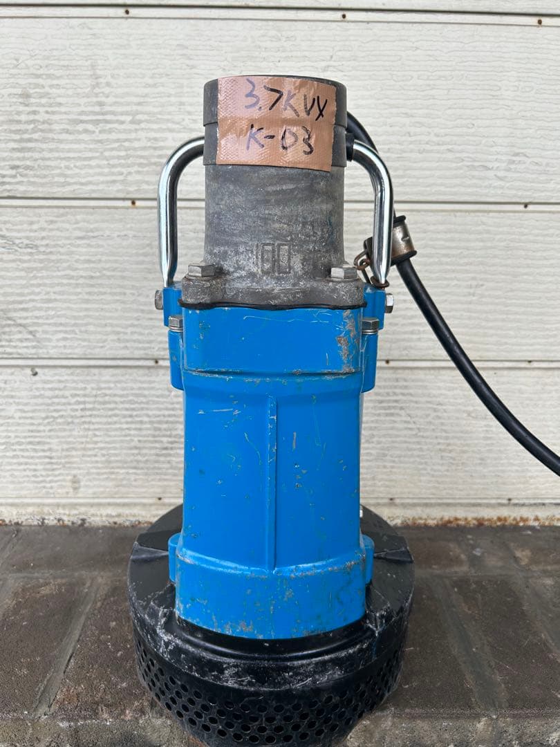 K3ツルミ水中ハイスピンポンプ KTV2-37 200V 50Hz 3.7kW