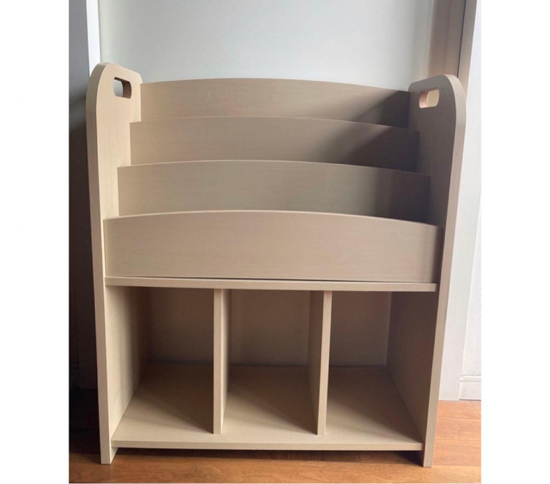 子供絵本棚　ブックシェルフ　完成品　ラック　収納　インテリア　雑貨　家具