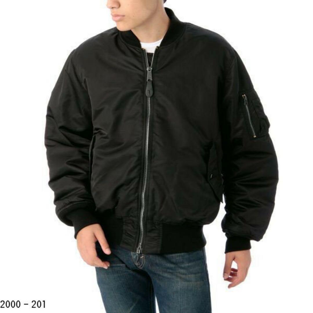 ALPHA INDUSTRIES MA-1 USスペック 2000 ブラック L