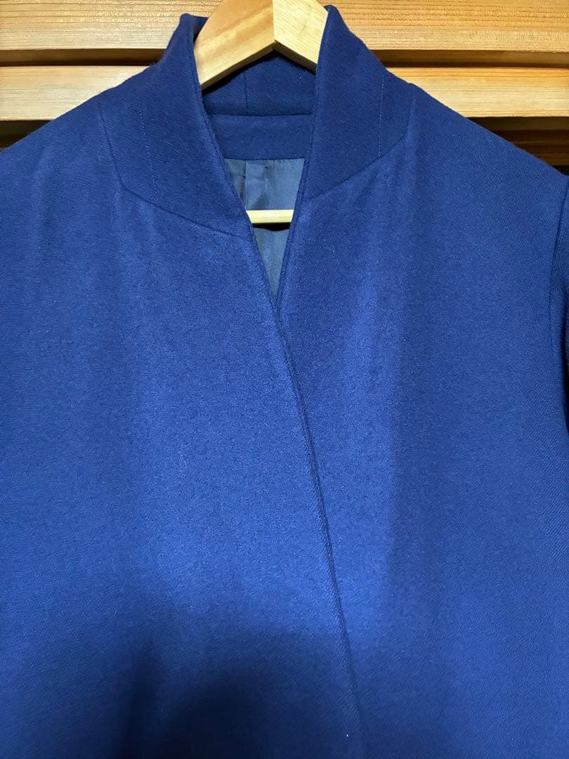 ETHOSENS / フェイクレイヤードフラノコート [E215-501]